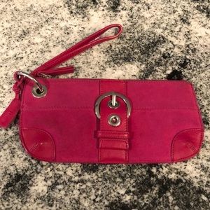 Pink wristlet
